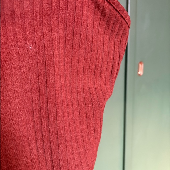 SHEIN Rust Ribbed Camisole Top - Picture 2 of 5